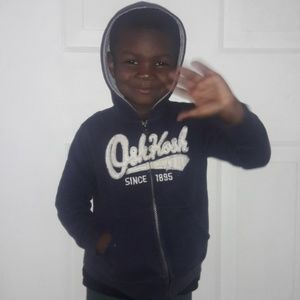 Navy Blue & Gray Hoodie